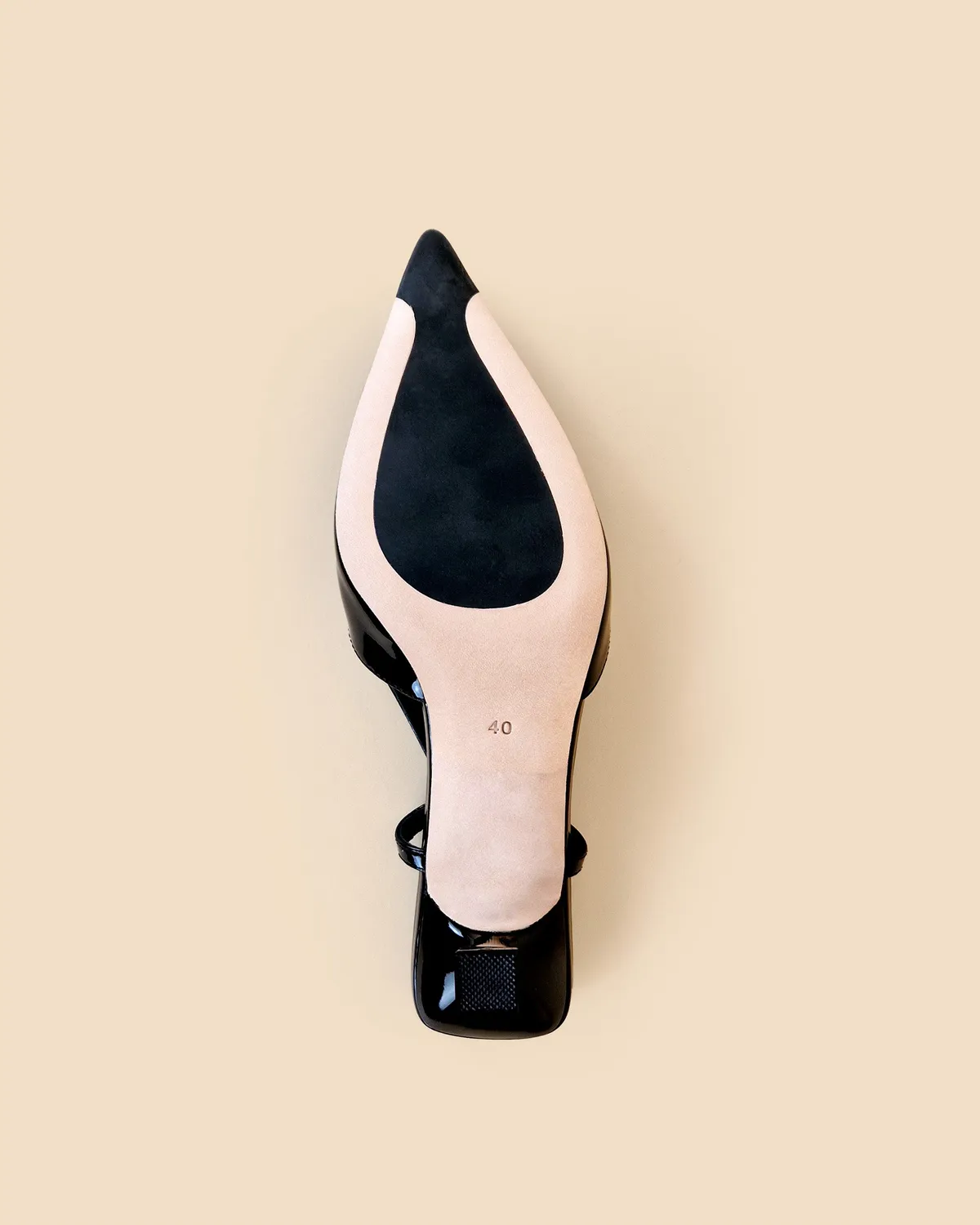 Mi/Mai Corto Black Mirror escarpins vernis petit talon