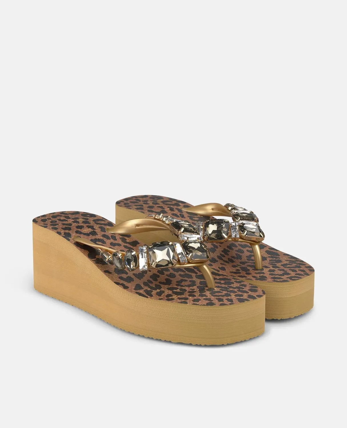 Alma en Pena V251992 tongs camel plates strass