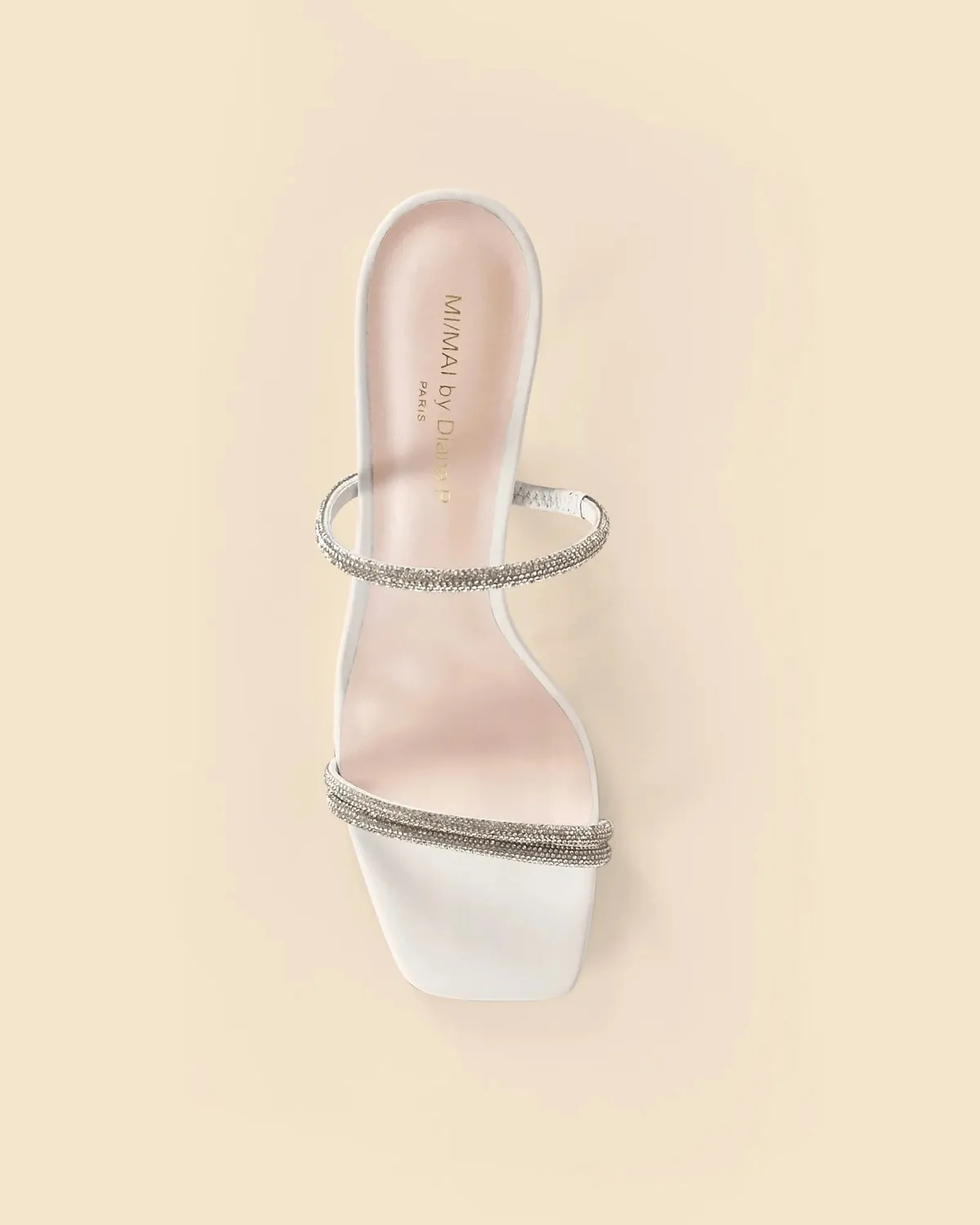 Mi/Mai Tokyo White sandales talon blanc mariage