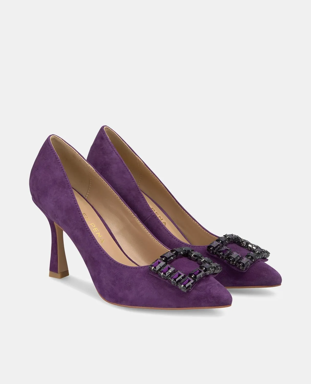 Alma en Pena I240341 escarpins violet talon 9,5 cm