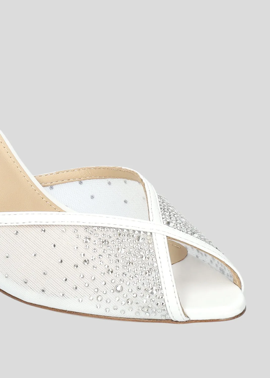 Lola Cruz Anelisse 65 sandales à talon blanc