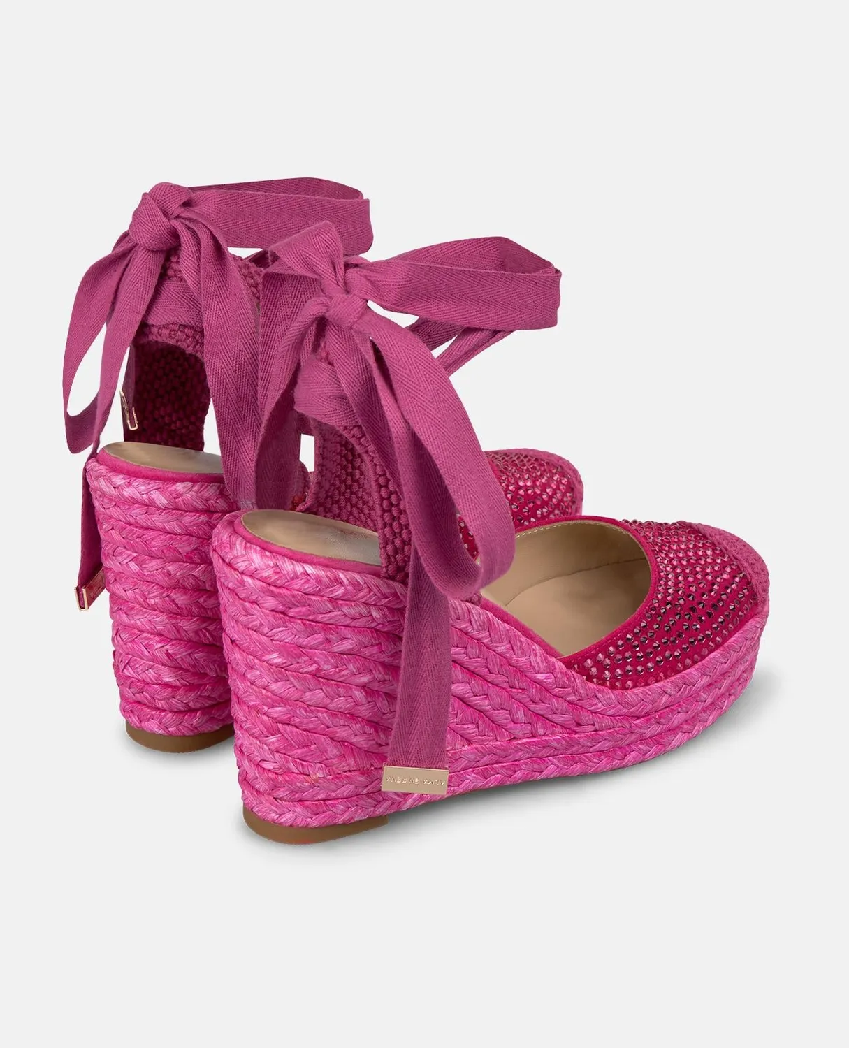 Alma en Pena V2551000 compensées fuchsia strass 9,8 cm