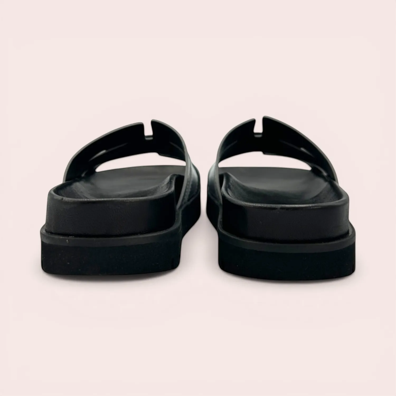 Karine Arabian Cubana mule plateforme cuir argent