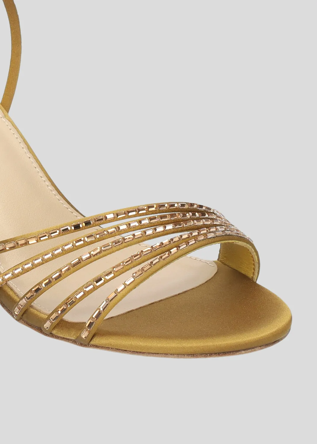 Lola Cruz Emma Sandal 65 sandales talon moutarde