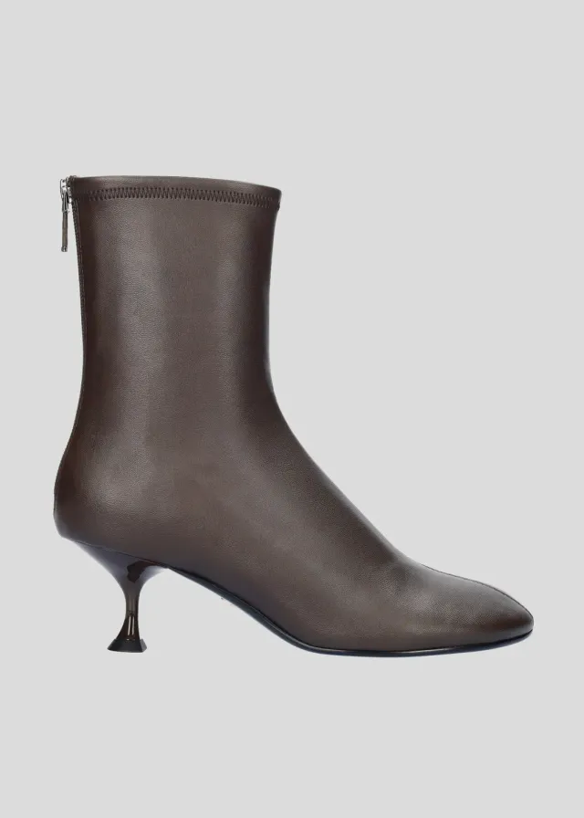 Lola Cruz Nami Booties 55 bottines chocolat talon 5,5 cm