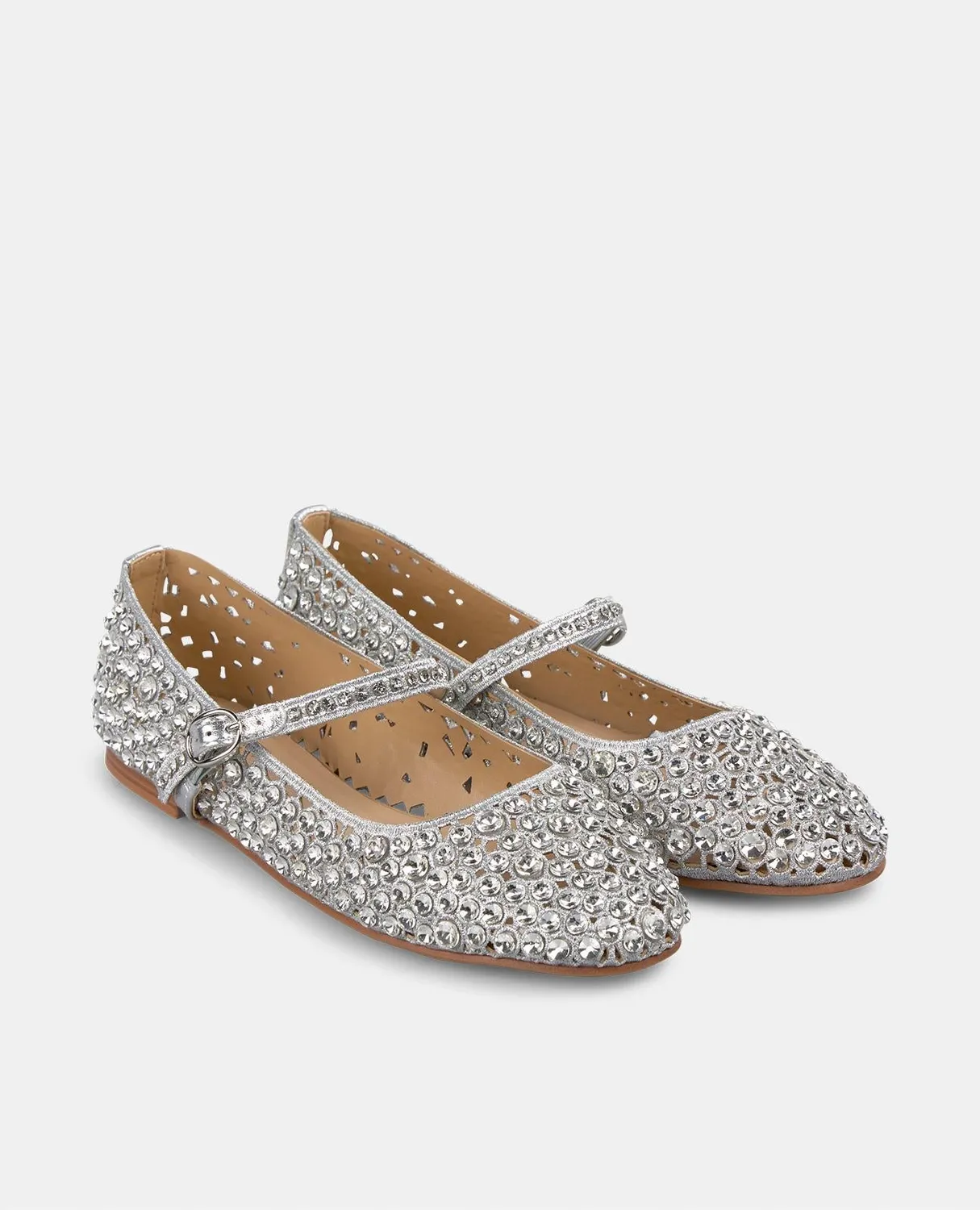 Alma en Pena V250544 ballerines argenté strass