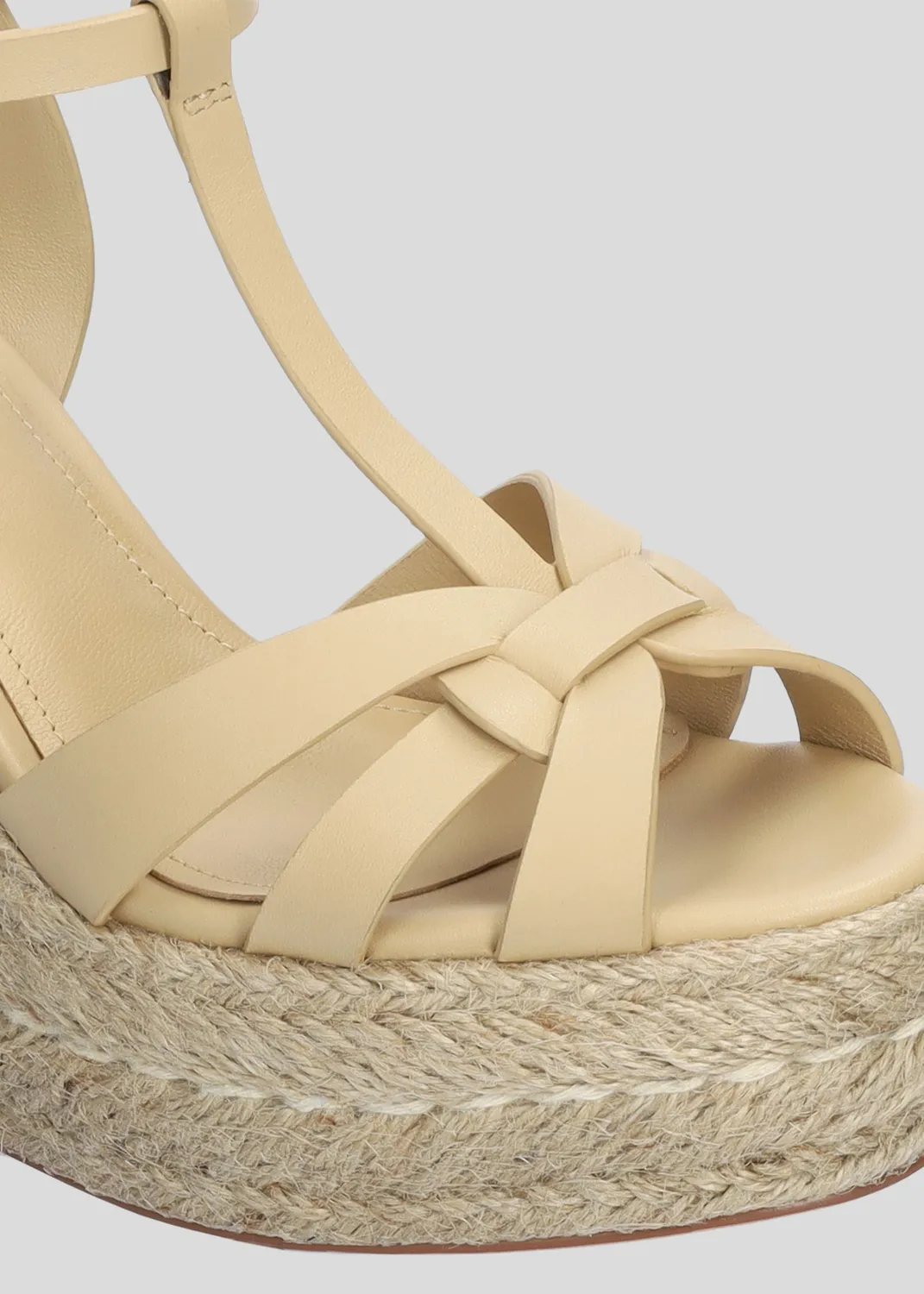 Lola Cruz Emily sandales à talon beige cuir