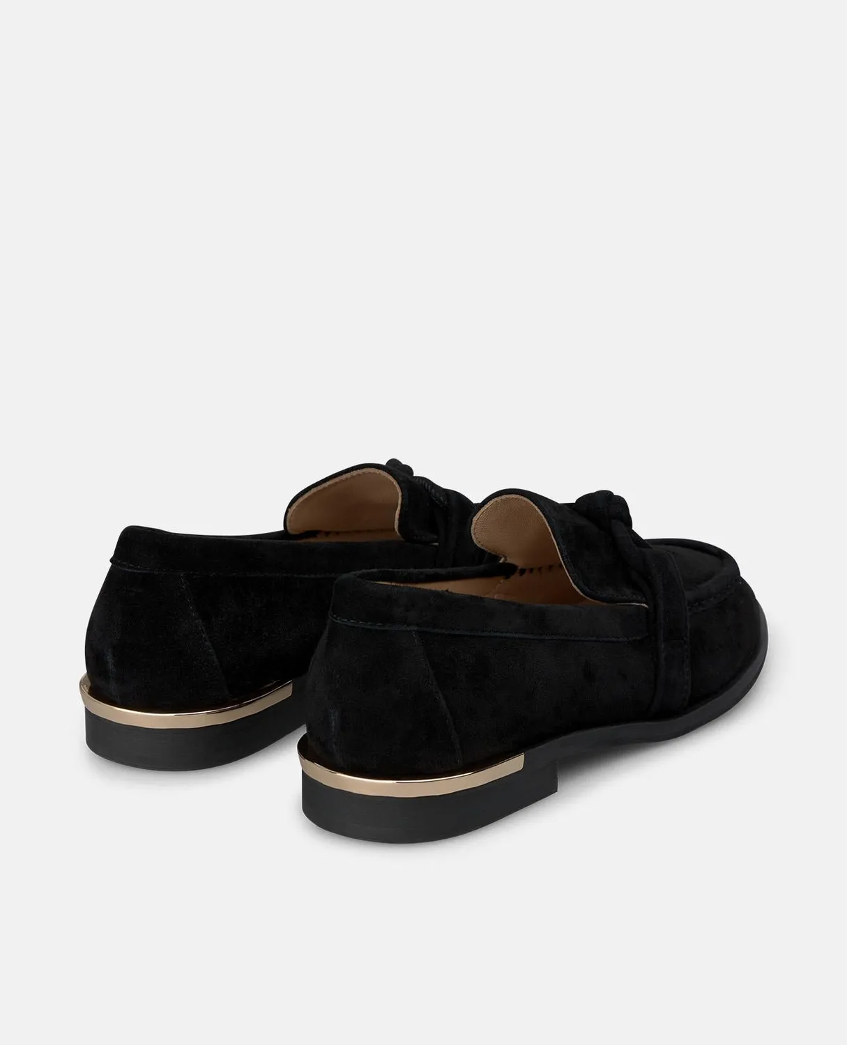 Alma en Pena I260123C mocassins noir daim cuir