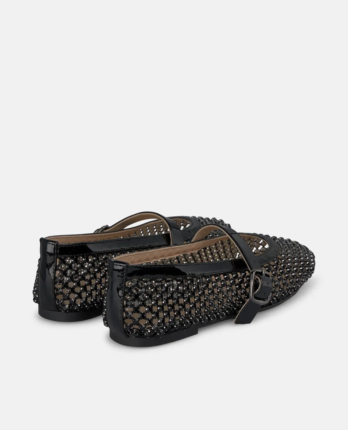 Alma en Pena V261255 ballerines noires strass brillantes