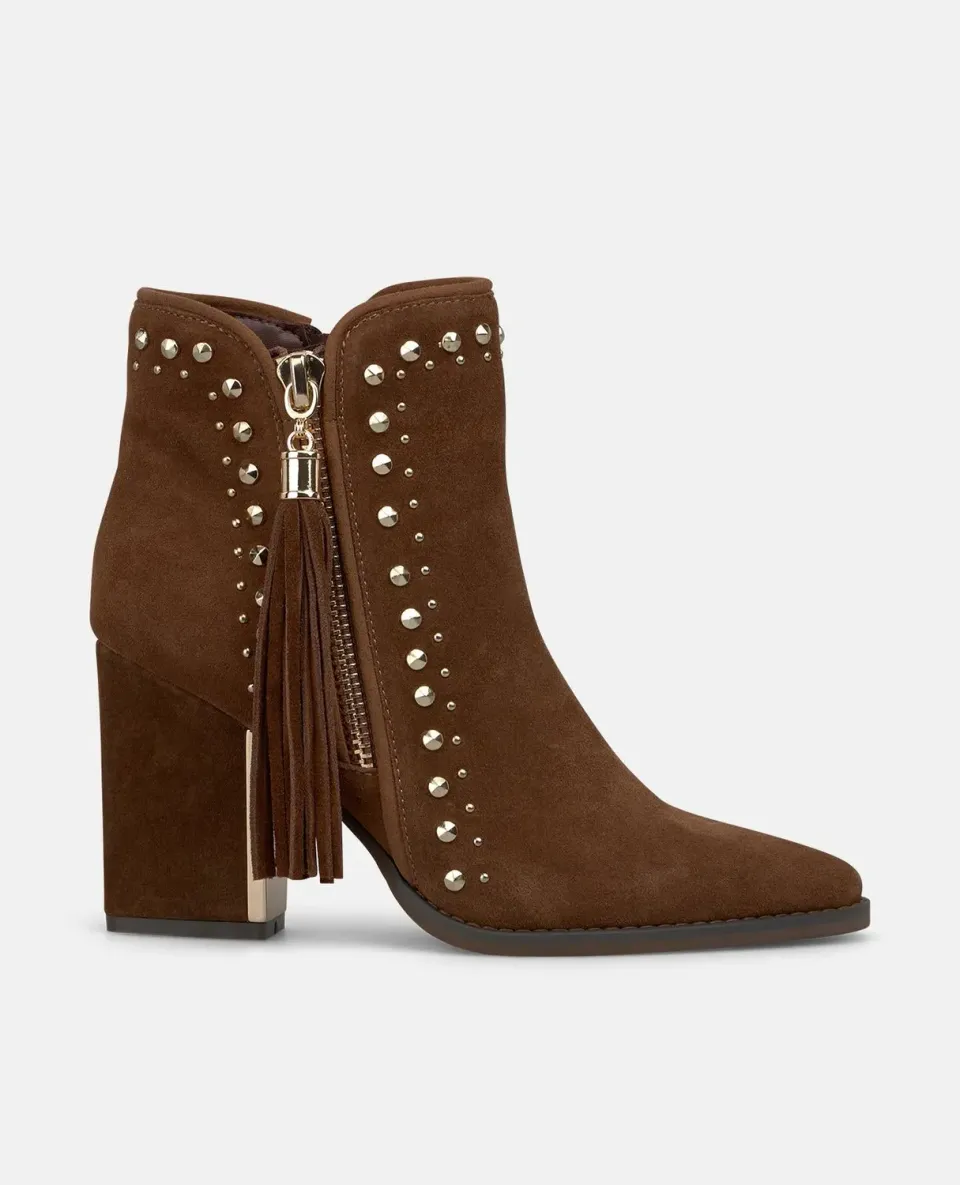 Alma en Pena I2552150 bottines camel zip talon 8 cm