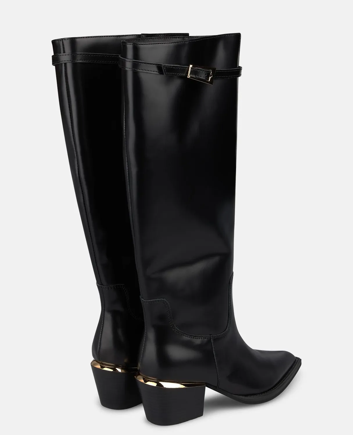 Alma en Pena I260614 bottes hautes noir nappa