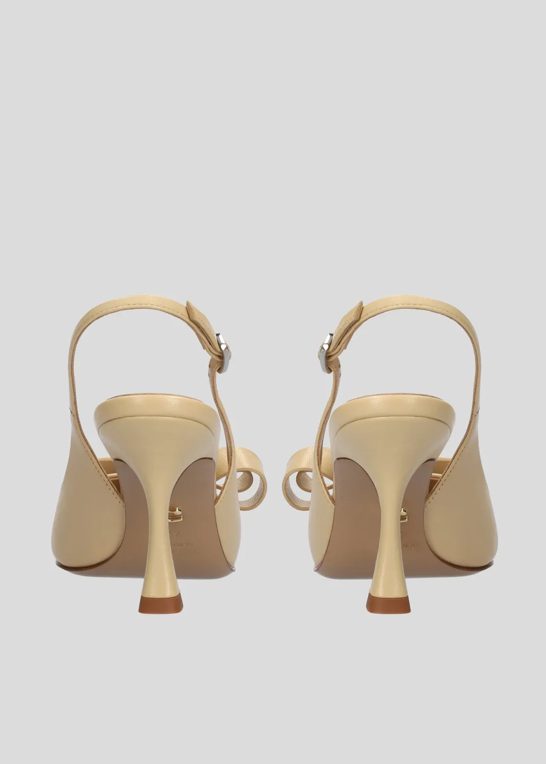 Lola Cruz Linda 85 escarpins beige talon 8,5 cm