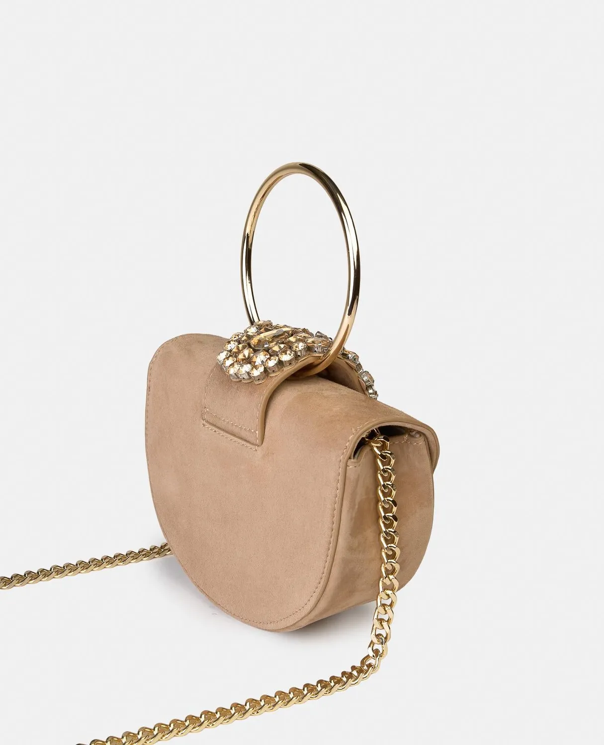 Alma en Pena BG100 sac demi-lune camel cuir