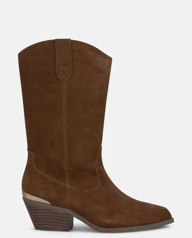Alma en Pena I2652702C bottes cowboy camel ante 5,3 cm