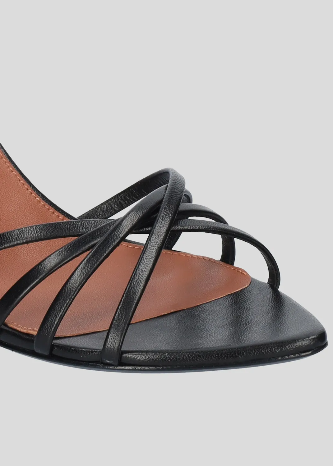 Lola Cruz Raquelle sandales noir talon habillé