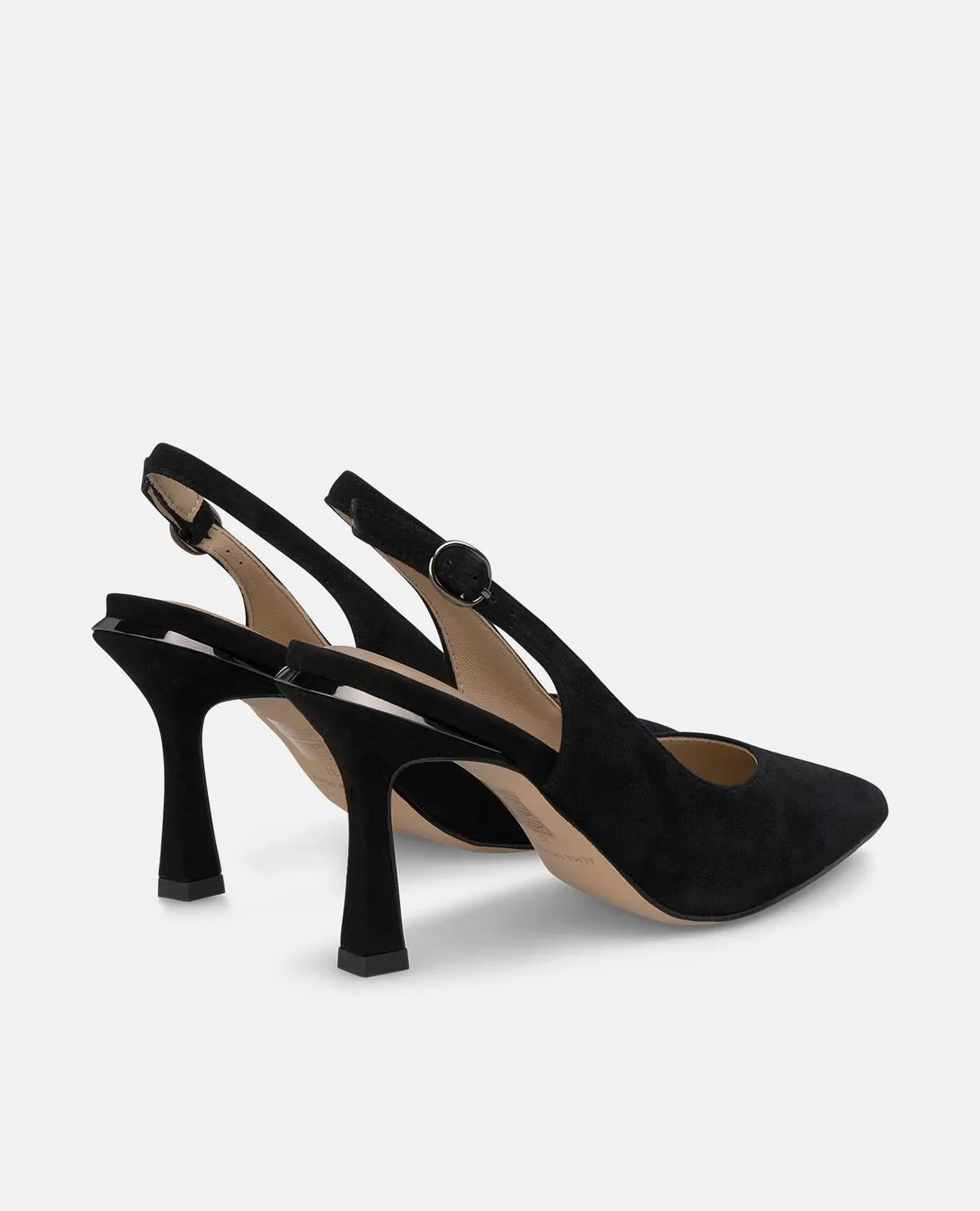 Alma en Pena I250390 escarpins slingback noirs talon 9 cm
