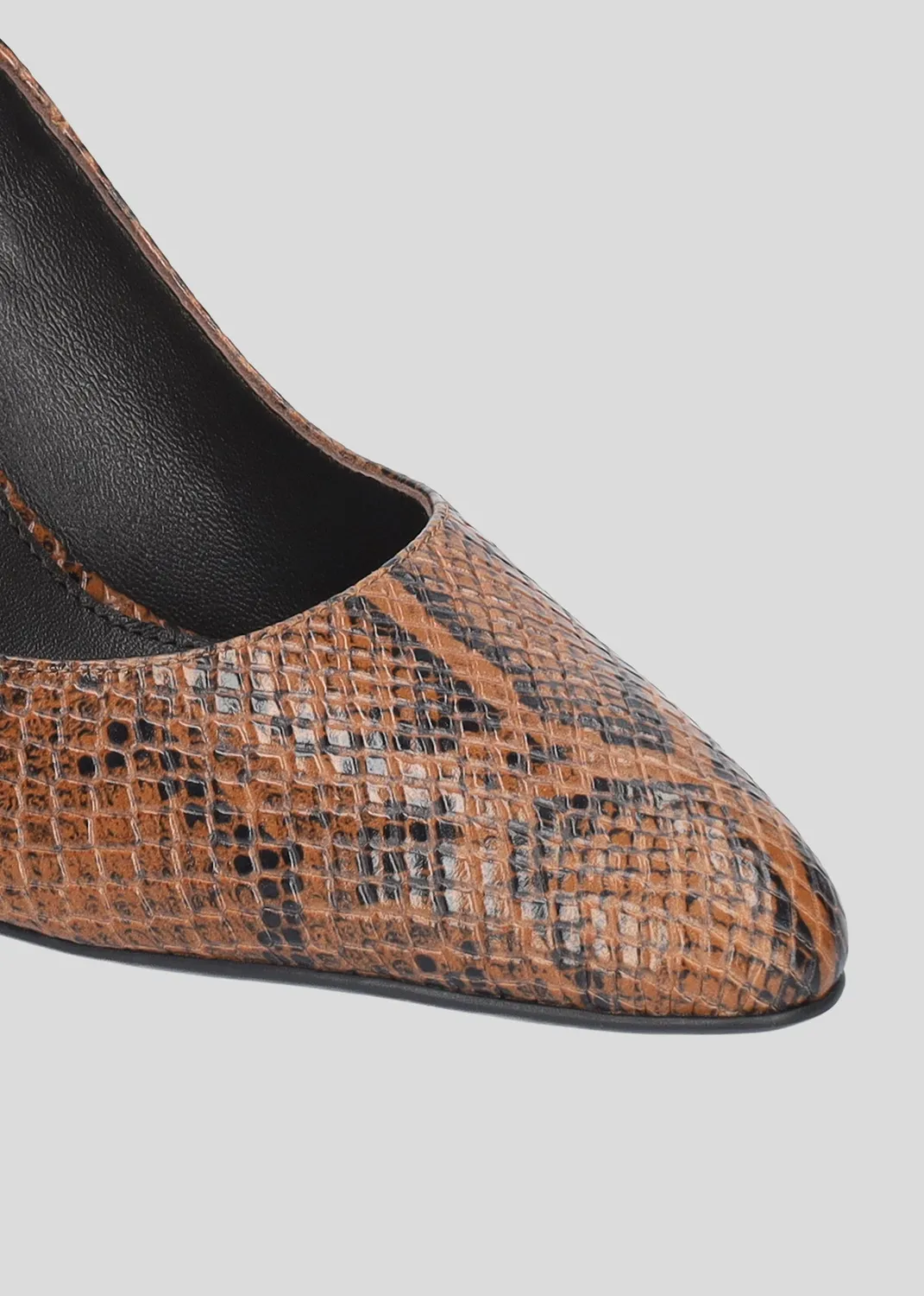 Lola Cruz Carmela 80 escarpins caramel talon 8 cm