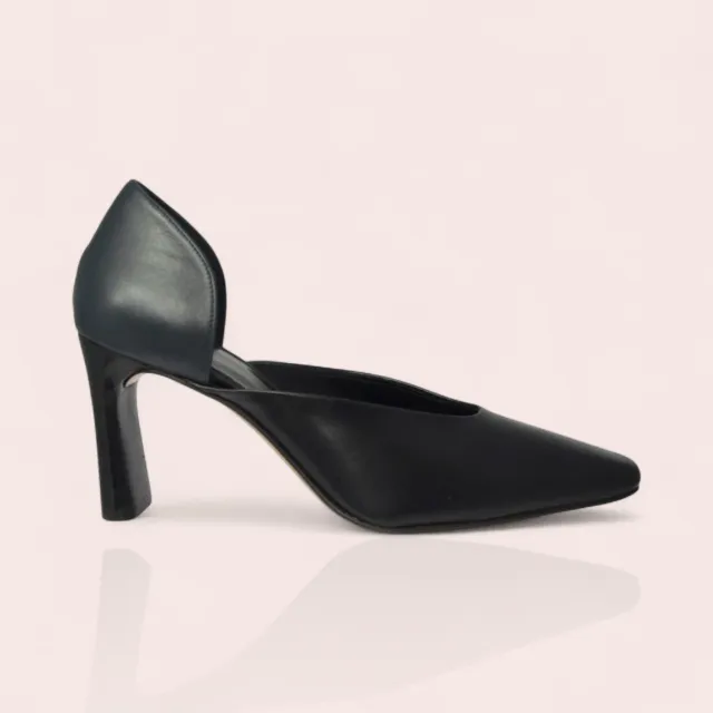 Karine Arabian Passy escarpins cuir bicolore bordeaux 37