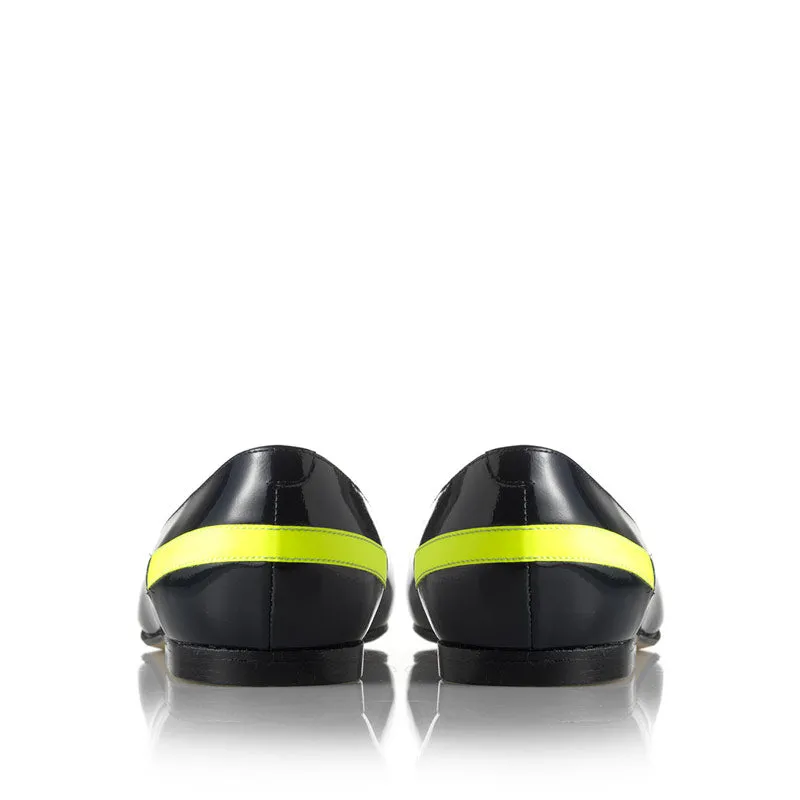 Bégum Paris Vélo ballerine vernie bicolore talon 10 mm