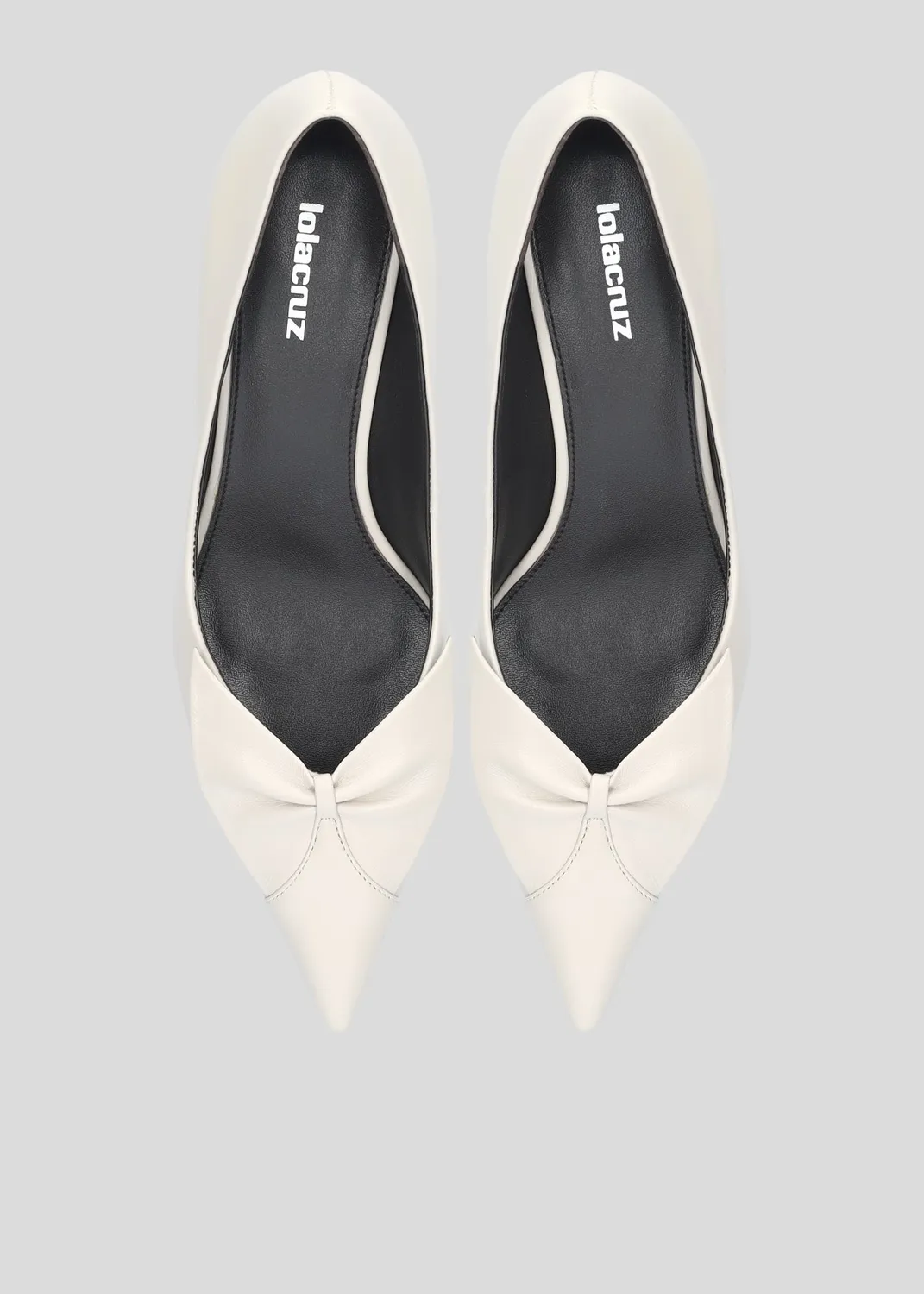 Lola Cruz Manuela Pumps 50 escarpins écru cuir