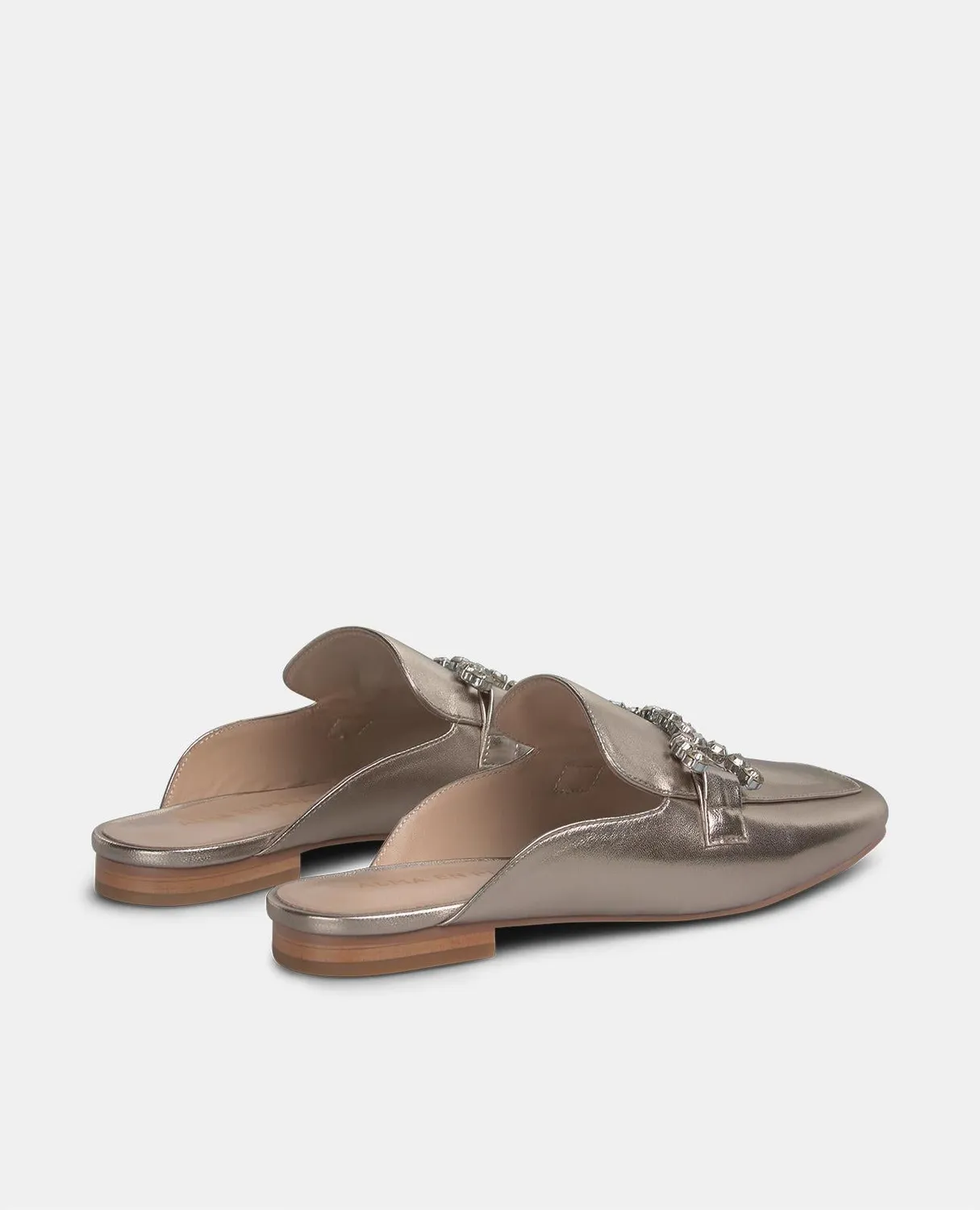 Alma en Pena V250300 mules bronze plat 1,5 cm