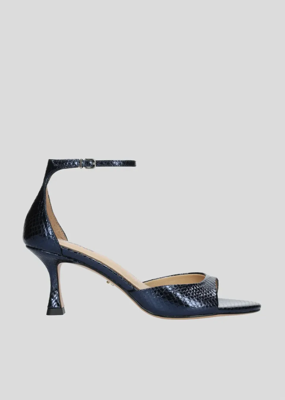 Lola Cruz Kumala 65 sandales à talons bleu marine talon 6,5 cm