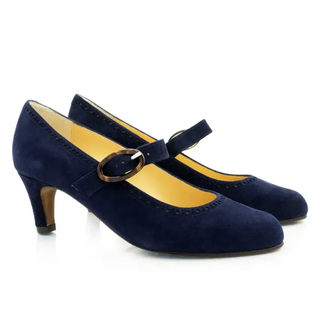 Bégum Paris Aliénor babies velours bleu marine