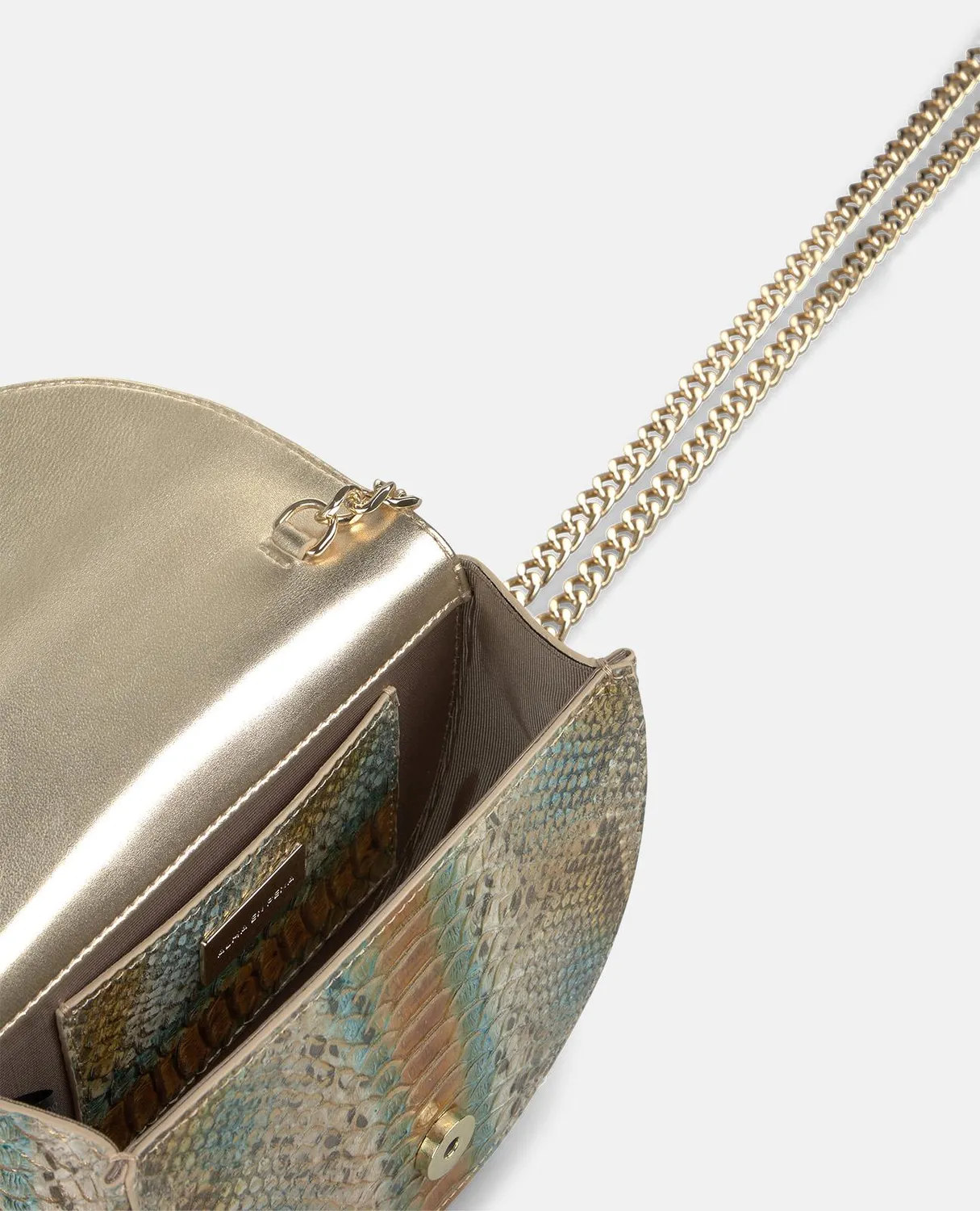 Alma en Pena V25BG5031 sac demi-lune cuir bronze