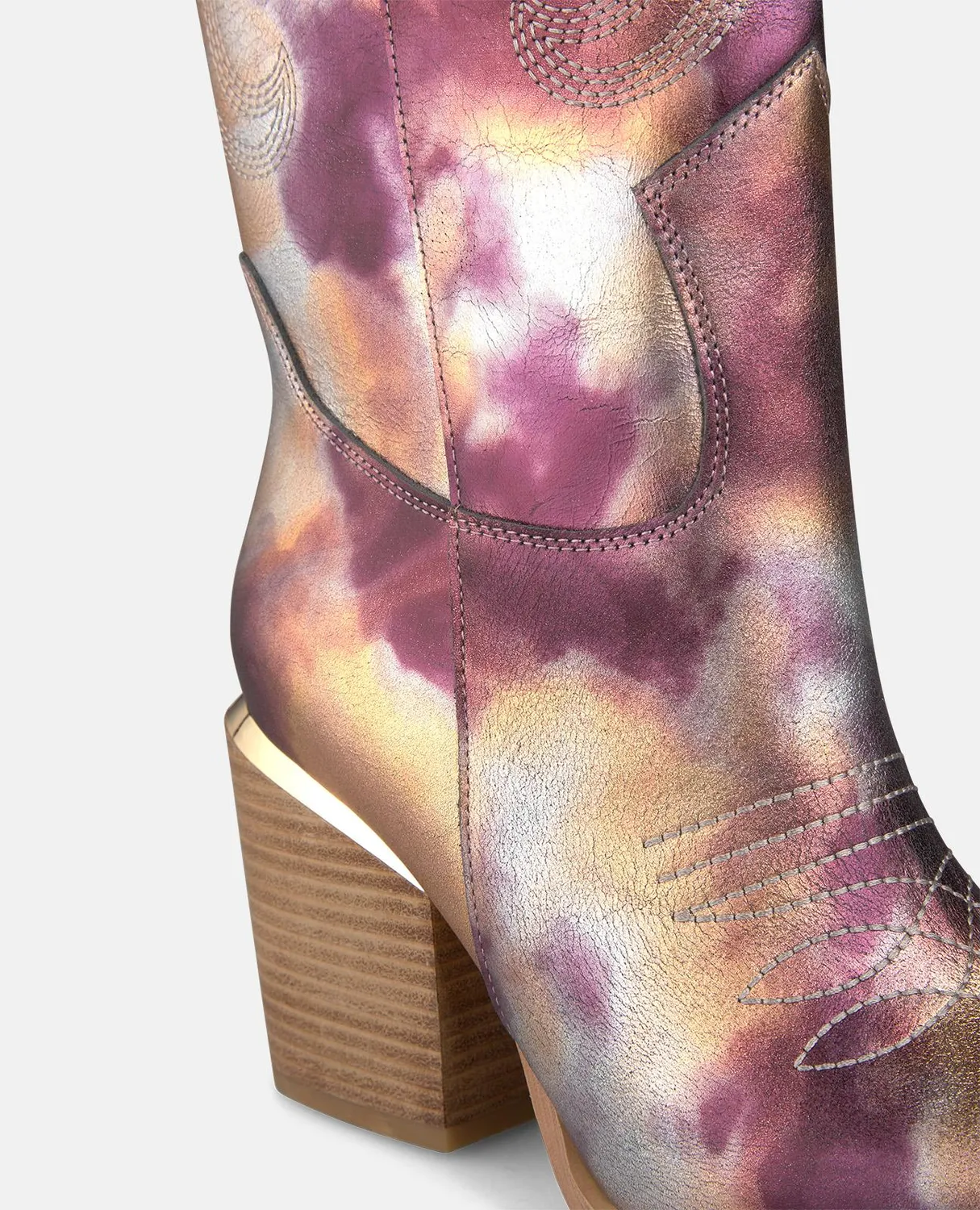 Alma en Pena V260108 bottes campera violet talon 7,5 cm
