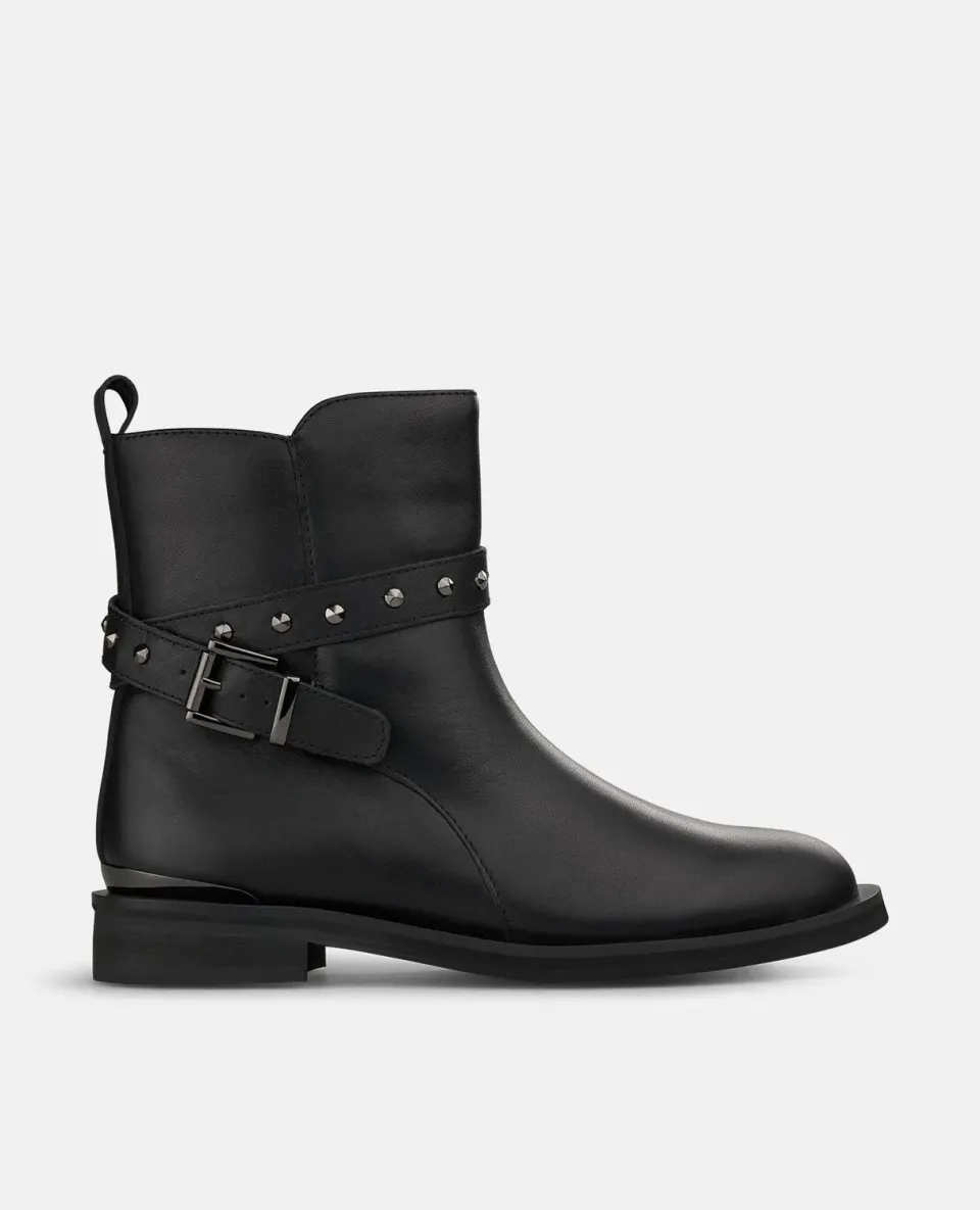 Alma en Pena I2554302 bottines plates noir cuir
