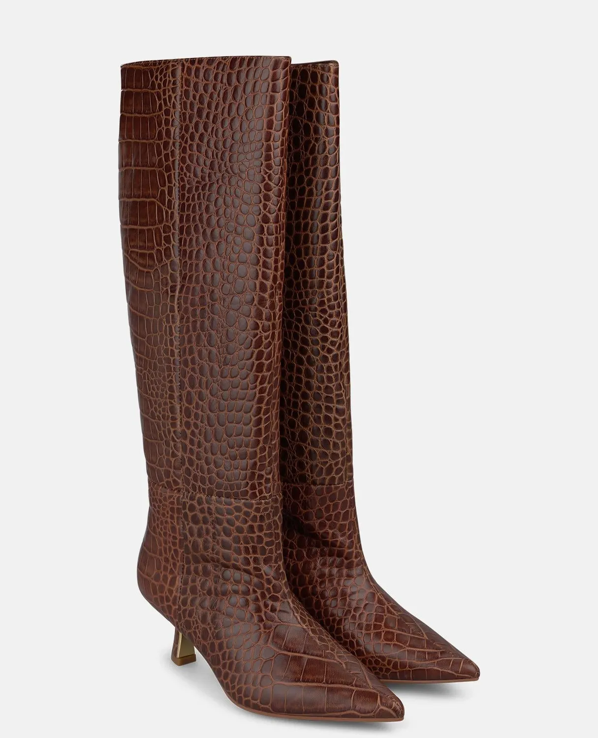 Alma en Pena I260392 Bottes à talon camel cuir