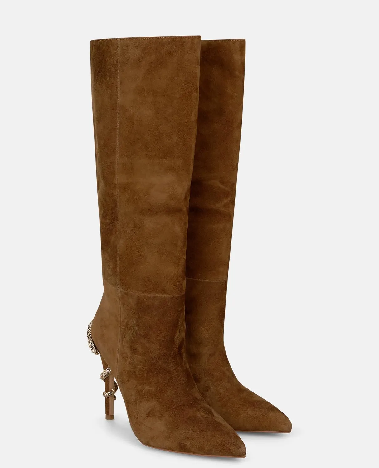 Alma en Pena I260410C bottes à talon camel cuir