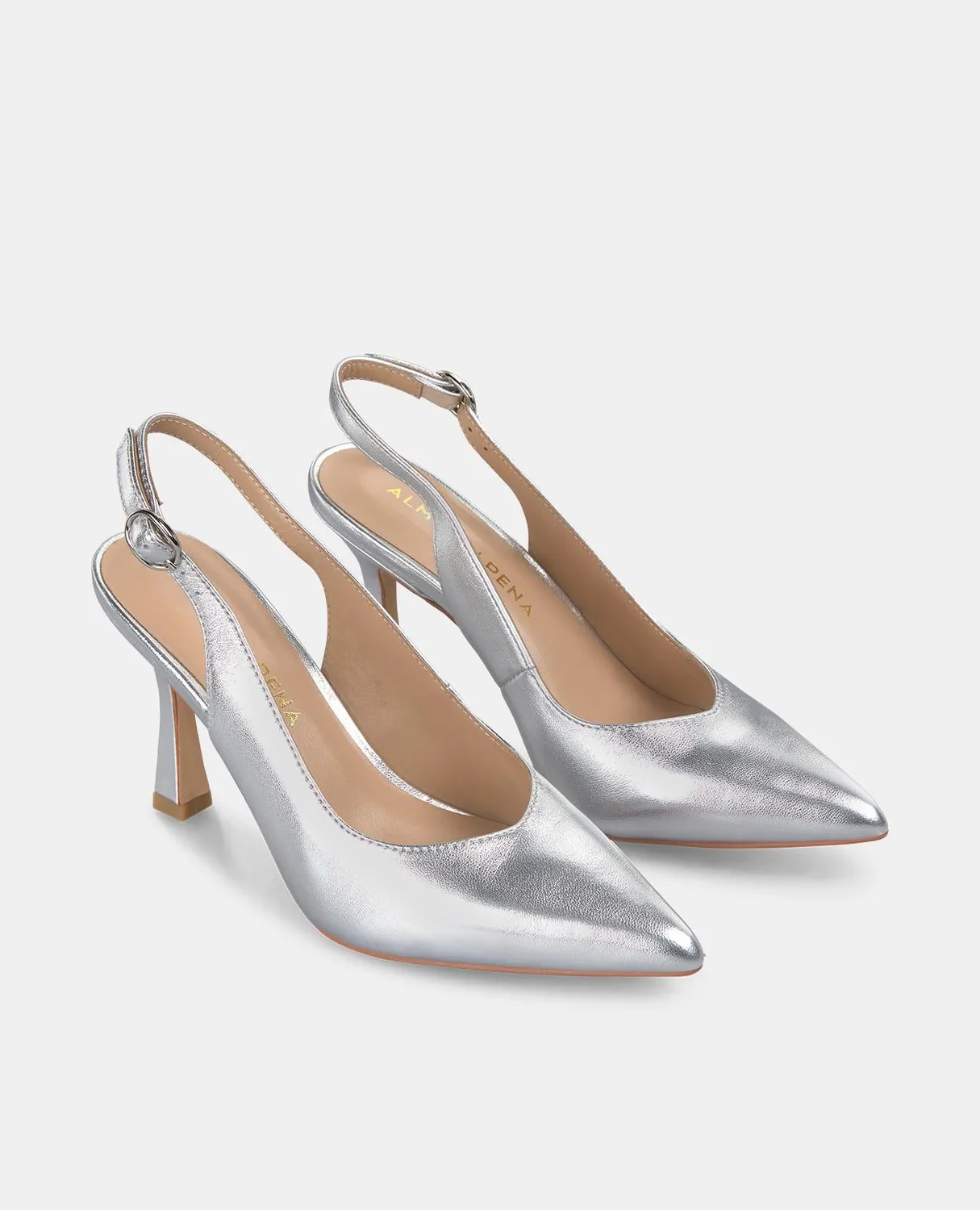 Alma en Pena V250600 escarpins argent talon fin 9 cm