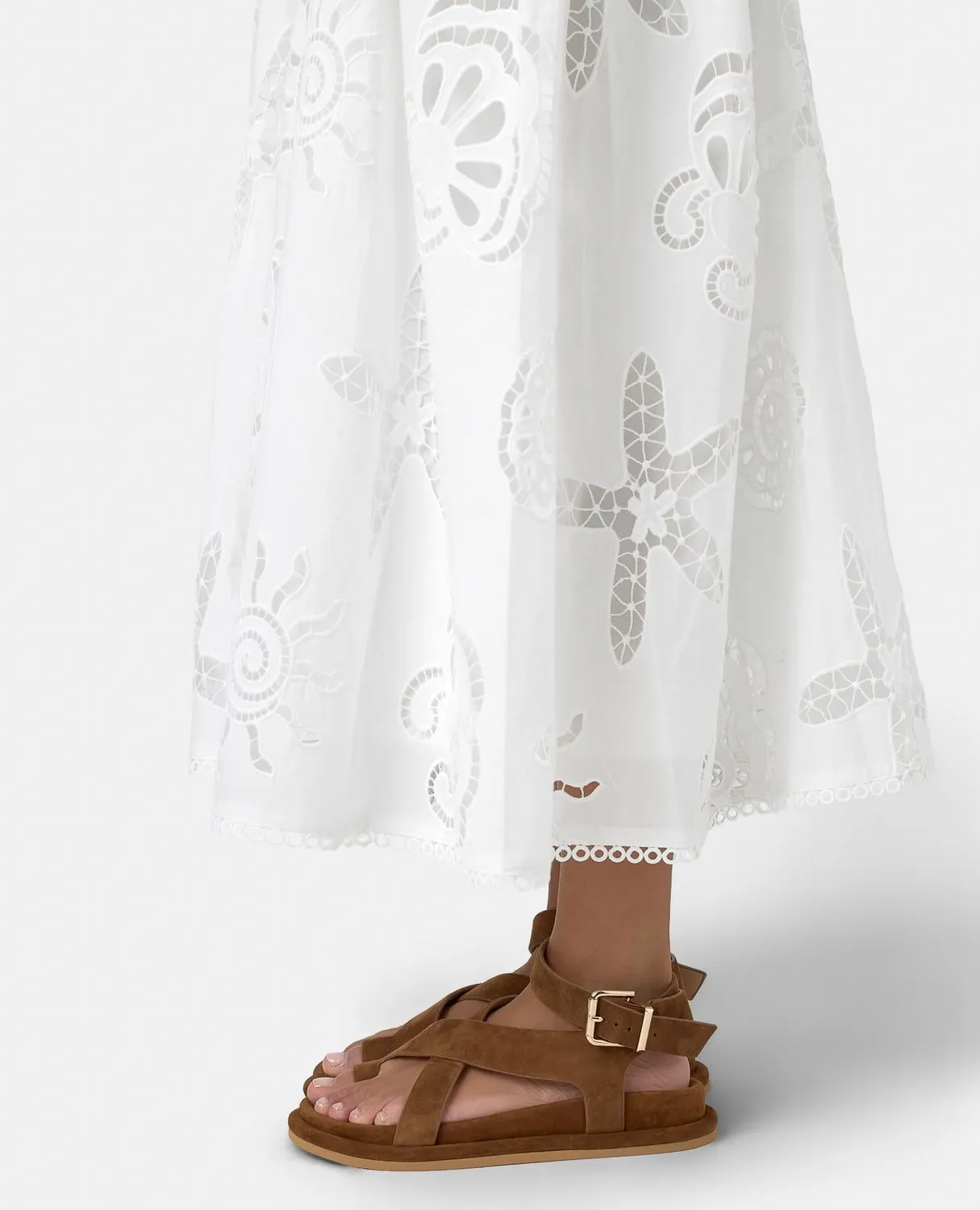 Alma en Pena V267003 sandales plates caramel cuir