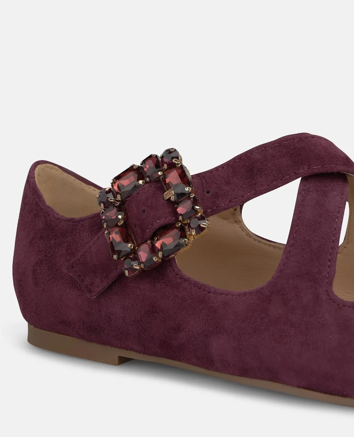 Alma en Pena I260052 ballerines bordeaux ante plates