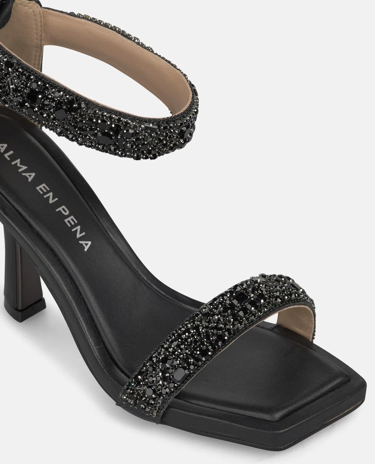 Alma en Pena V264010 sandale talon fin noir 9 cm