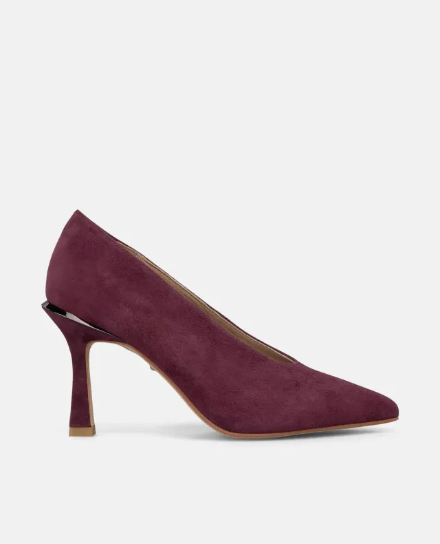 Alma en Pena I260246 escarpins bordeaux daim talon 8 cm