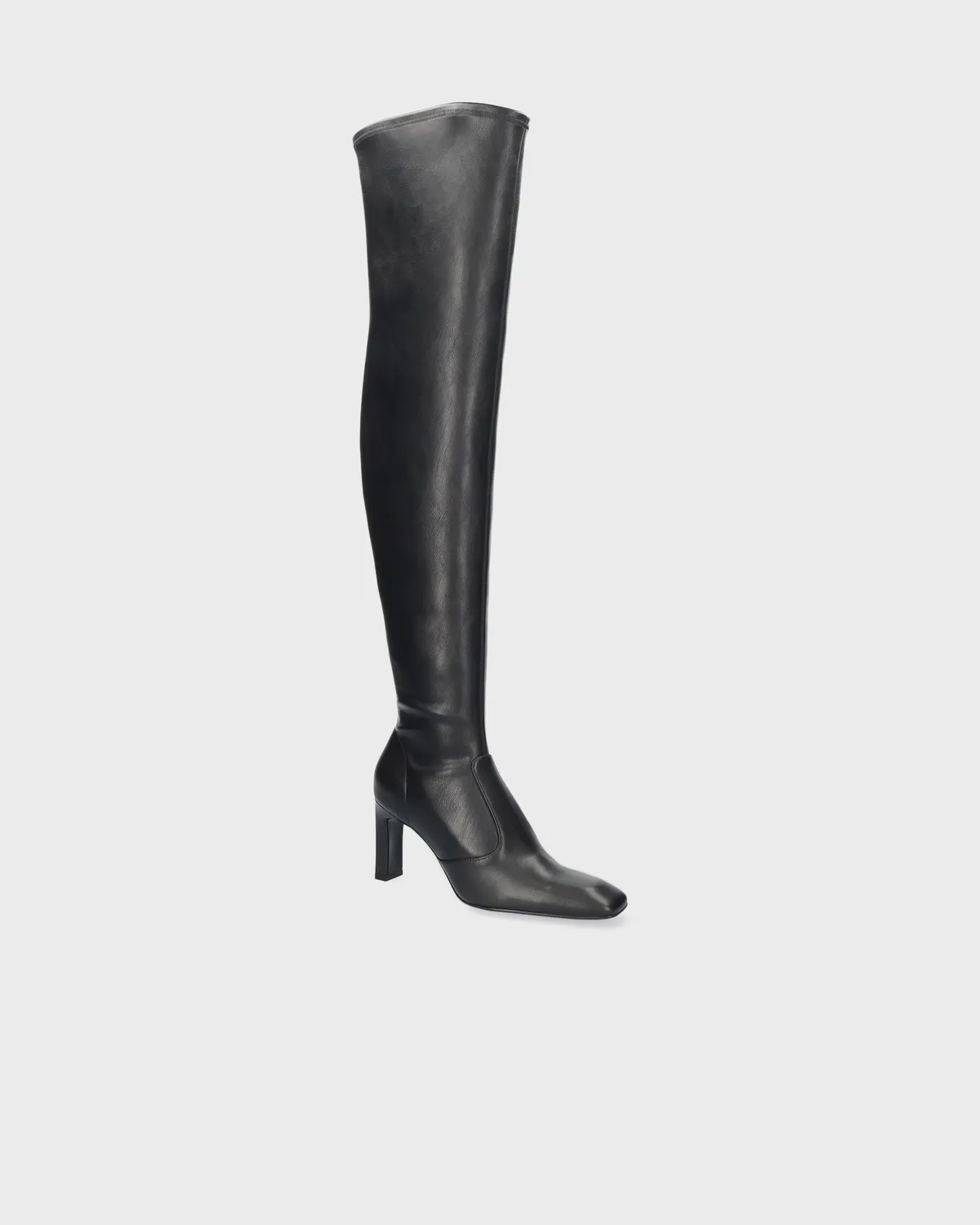 Lola Cruz Hanna 80 bottines noires cuir talon 8 cm
