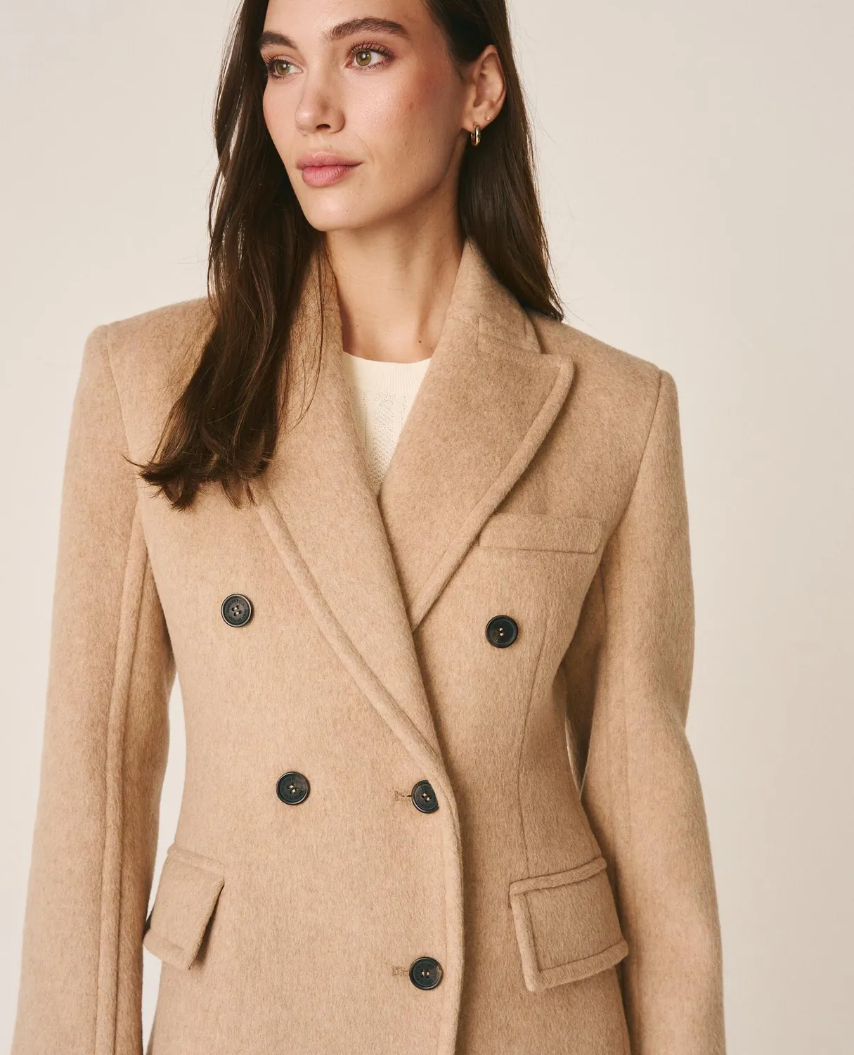 Alma en Pena I26CL1503 Manteau long vison croisé