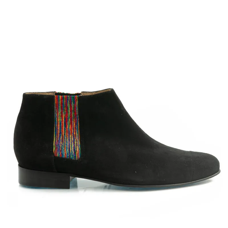 Bégum Paris Lucrèce bottines noir multicolore talon 2cm