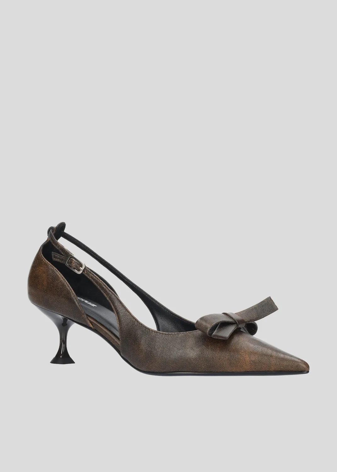 Lola Cruz Laia 55 escarpins chocolat talon 5,5 cm