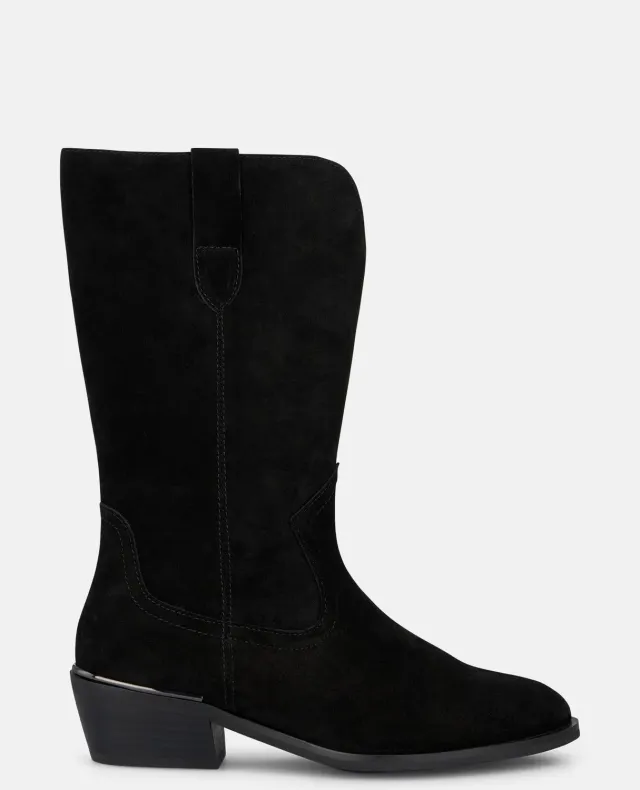 Alma en Pena I2652750C bottes ante noir talon 4,5 cm