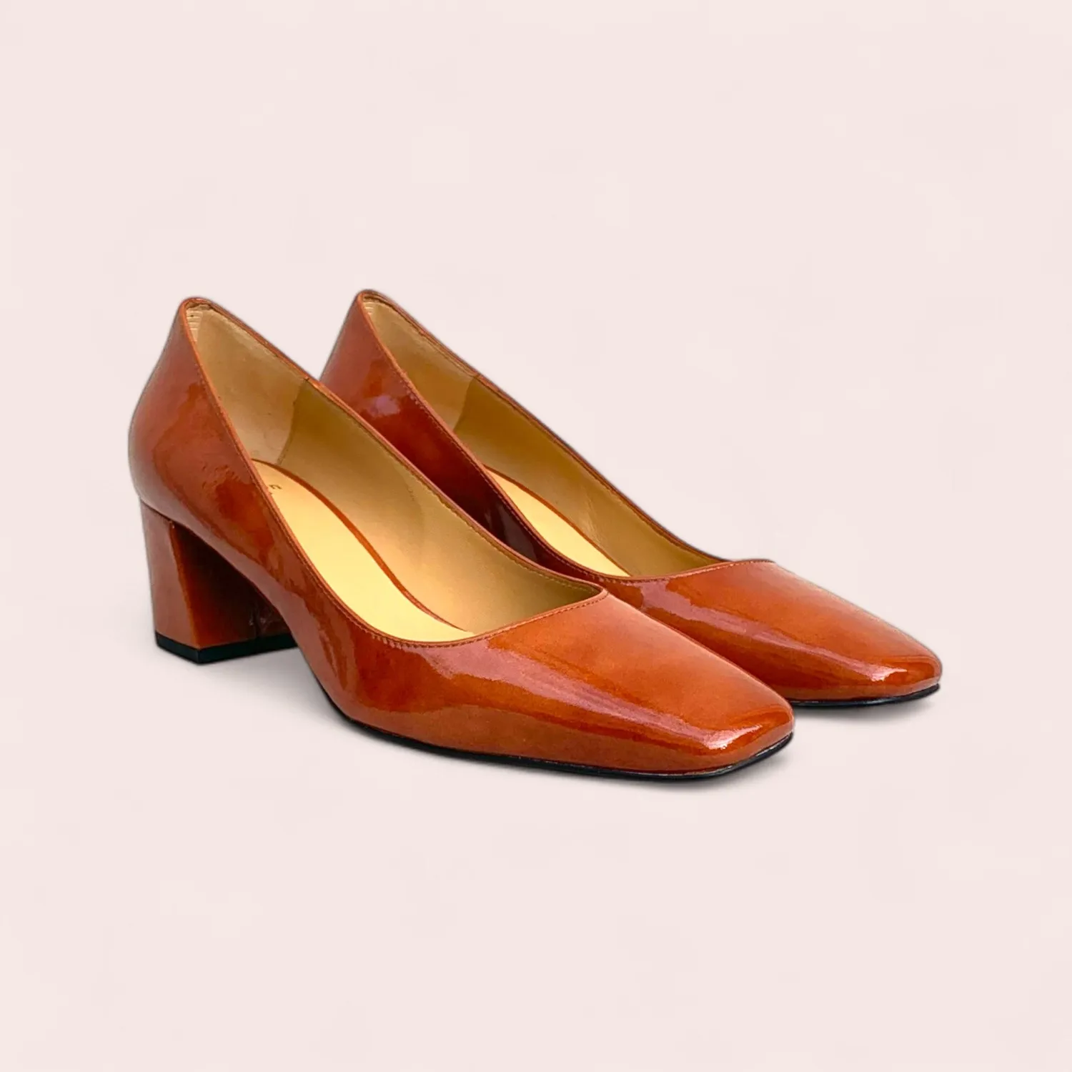 Karine Arabian TALINE escarpins vernis talon 55mm noir