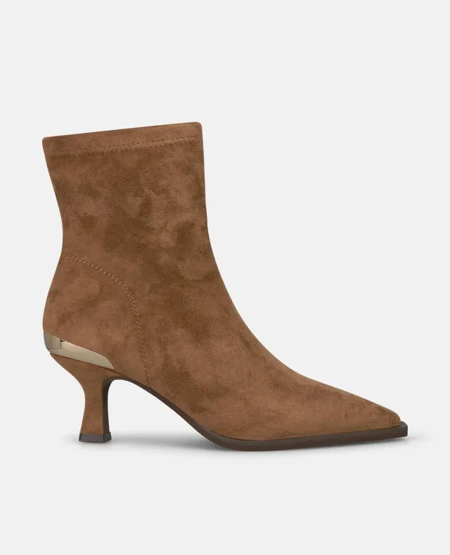 Alma en Pena I260353 bottines camel textile talon 6cm