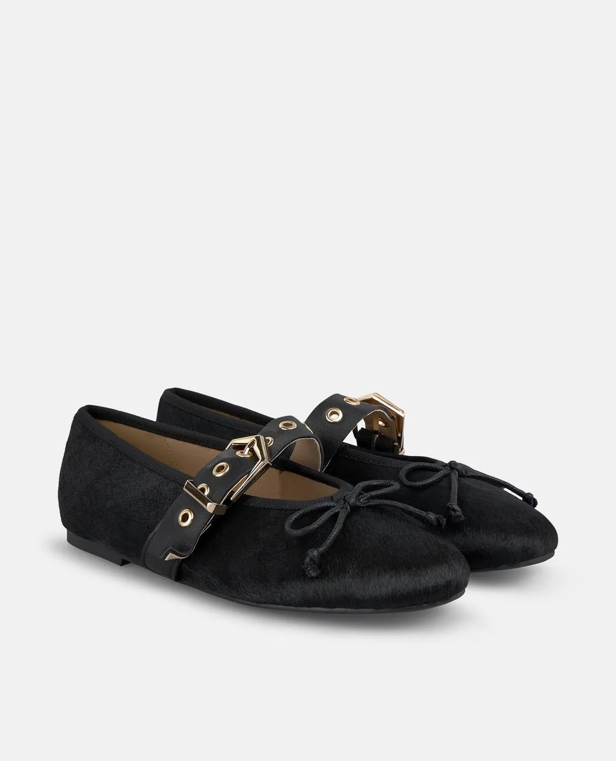 Alma en Pena I250165 ballerines noires cuir plat