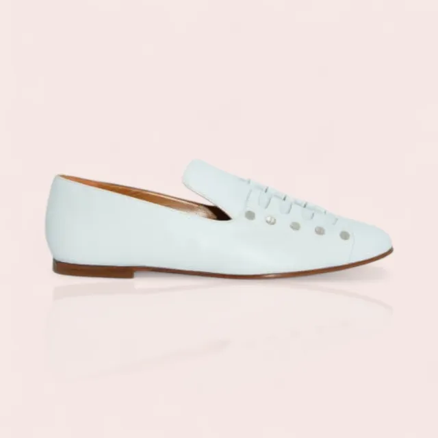 Karine Arabian LESLIE derby cuir blanc 37 pointe rock