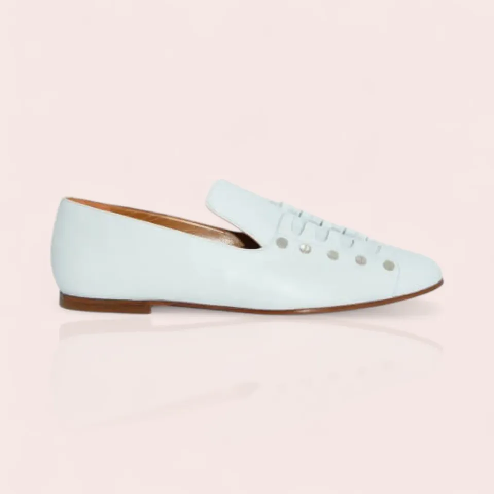 Karine Arabian LESLIE derby cuir blanc 37 pointe rock