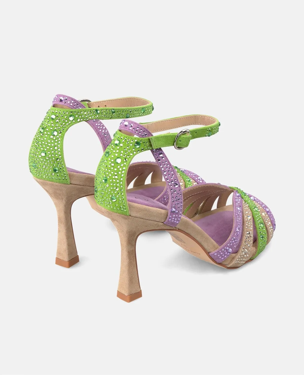 Alma en Pena V250804 sandales multicolore cuir 9 cm