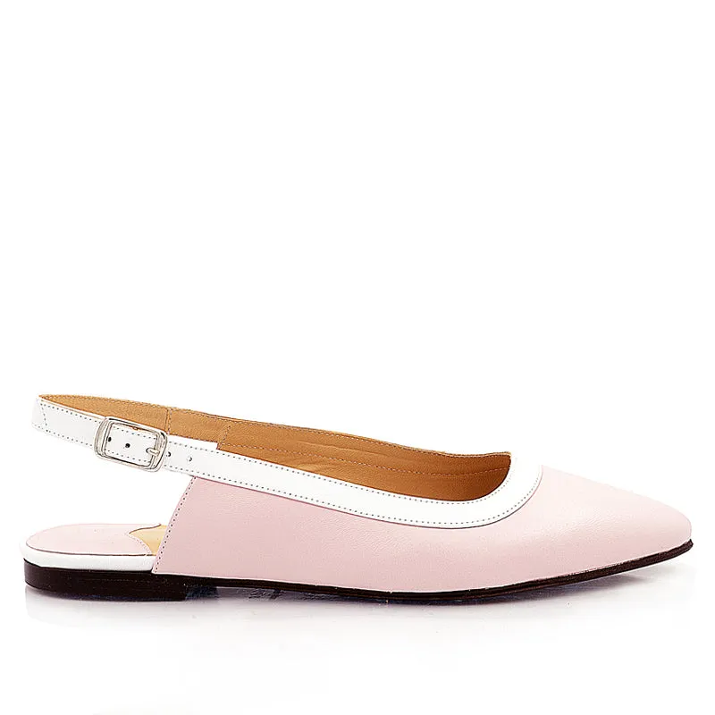 Bégum Paris Bahia ballerines denim foncé talon 1 cm