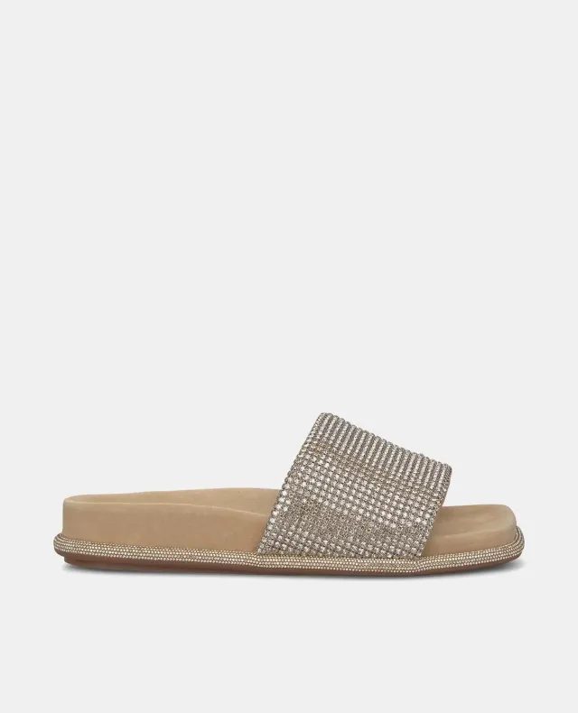 Alma en Pena V240880 sandales plates beige strass